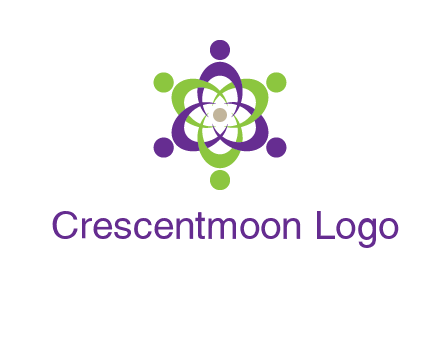 swoosh people employment logo