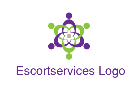 swoosh people employment logo