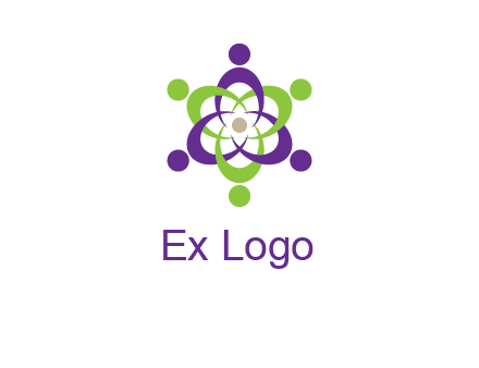 swoosh people employment logo