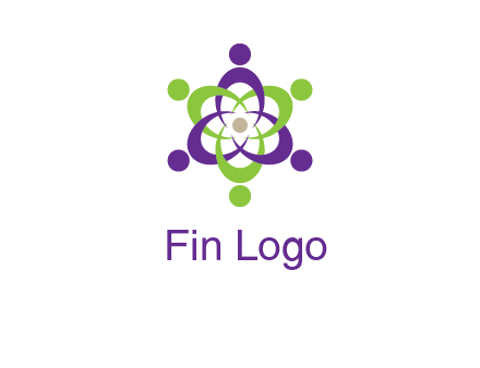 swoosh people employment logo