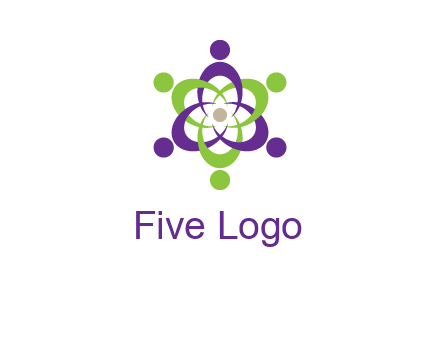 swoosh people employment logo