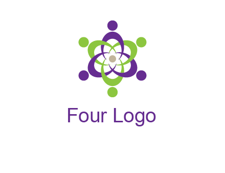 swoosh people employment logo