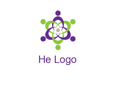swoosh people employment logo