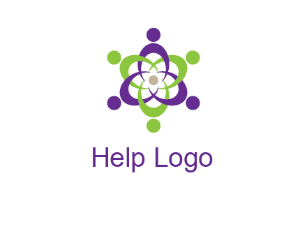 swoosh people employment logo