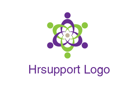 swoosh people employment logo