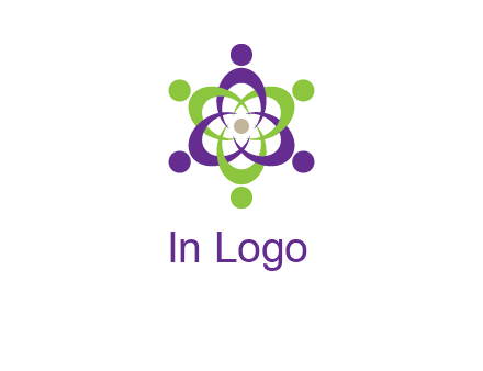 swoosh people employment logo
