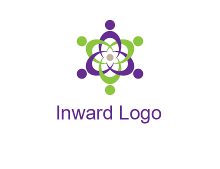swoosh people employment logo