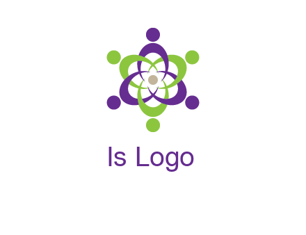 swoosh people employment logo