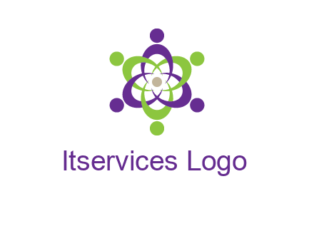 swoosh people employment logo