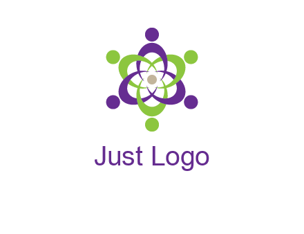 swoosh people employment logo