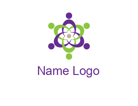 swoosh people employment logo