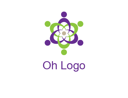 swoosh people employment logo