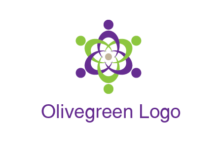 swoosh people employment logo