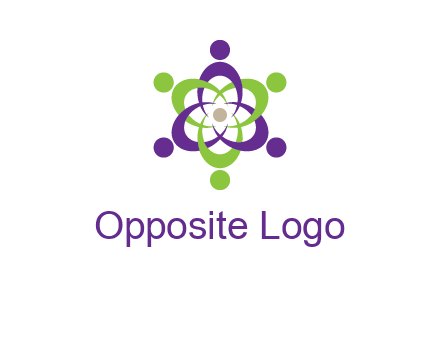 swoosh people employment logo