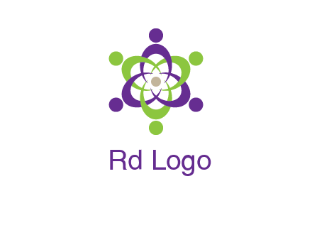 swoosh people employment logo