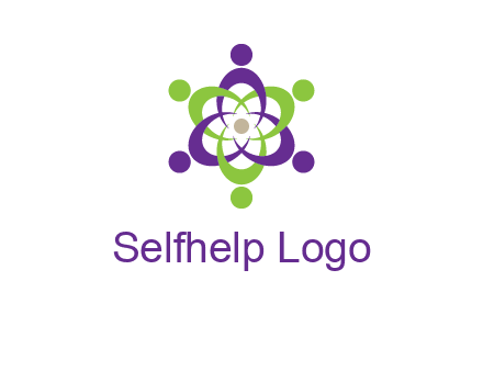 swoosh people employment logo