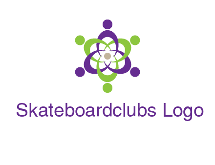 swoosh people employment logo