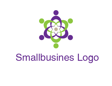 swoosh people employment logo