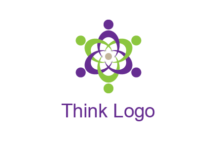 swoosh people employment logo