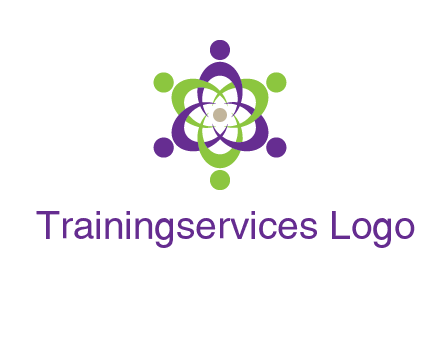 swoosh people employment logo
