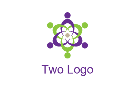 swoosh people employment logo