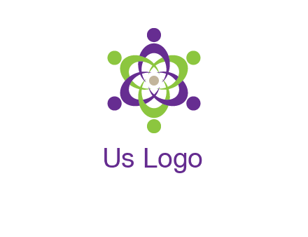 swoosh people employment logo