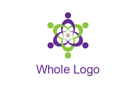 swoosh people employment logo