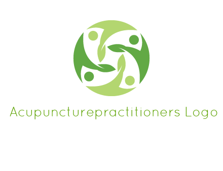leaf people community logo