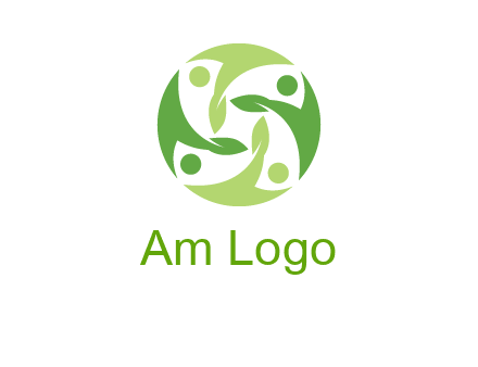 leaf people community logo