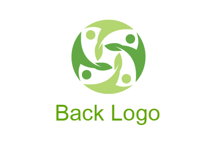 leaf people community logo