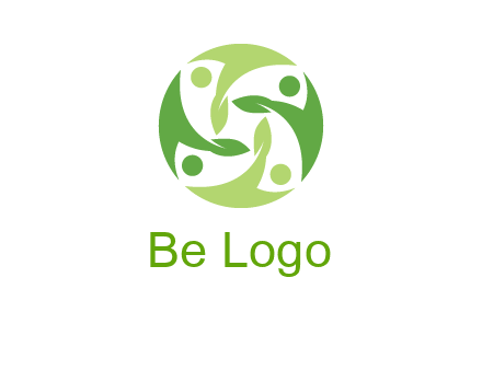 leaf people community logo