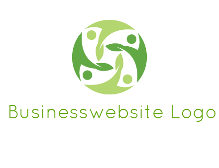 leaf people community logo