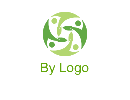 leaf people community logo