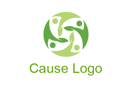 leaf people community logo