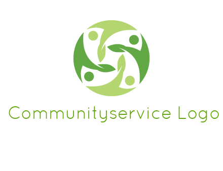 leaf people community logo