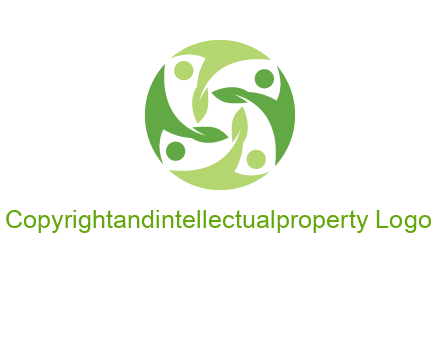 leaf people community logo