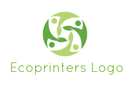 leaf people community logo