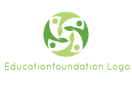 leaf people community logo