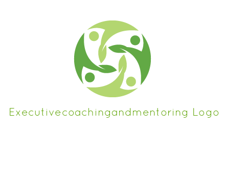leaf people community logo