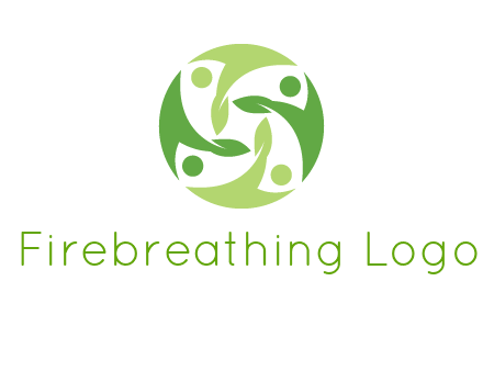 leaf people community logo