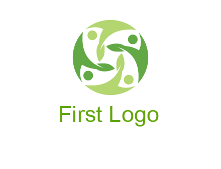 leaf people community logo