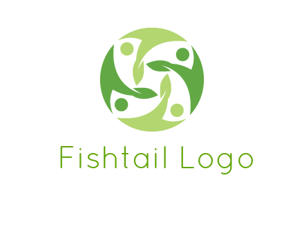 leaf people community logo