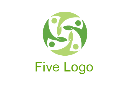 leaf people community logo