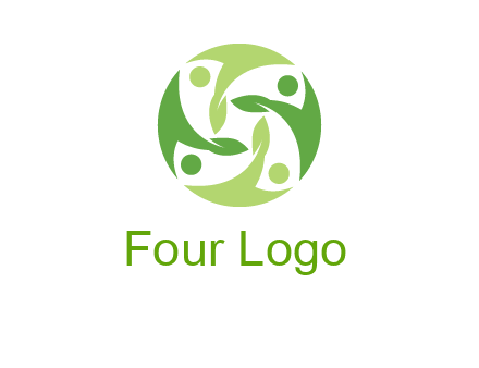 leaf people community logo