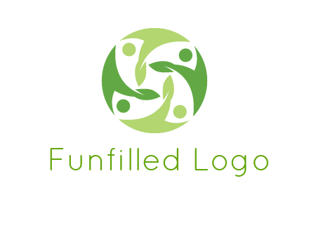 leaf people community logo