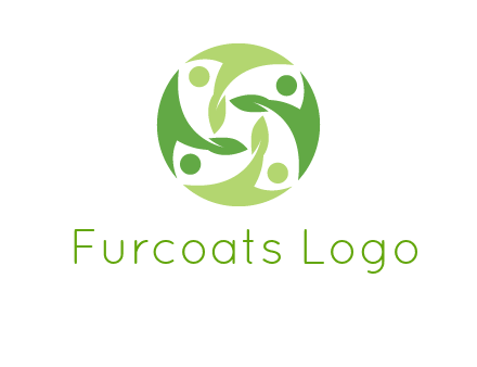 leaf people community logo