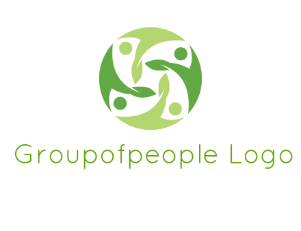 leaf people community logo