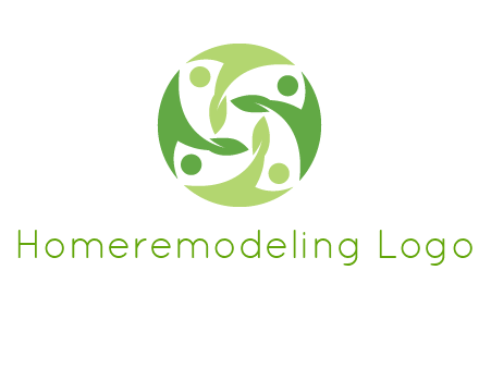leaf people community logo