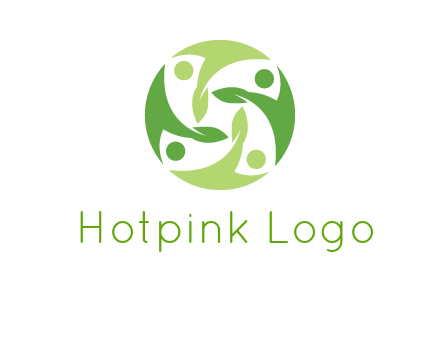 leaf people community logo