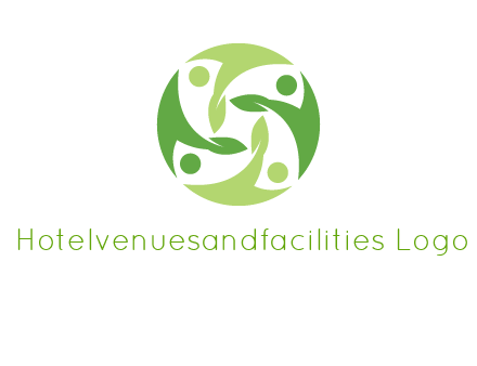 leaf people community logo